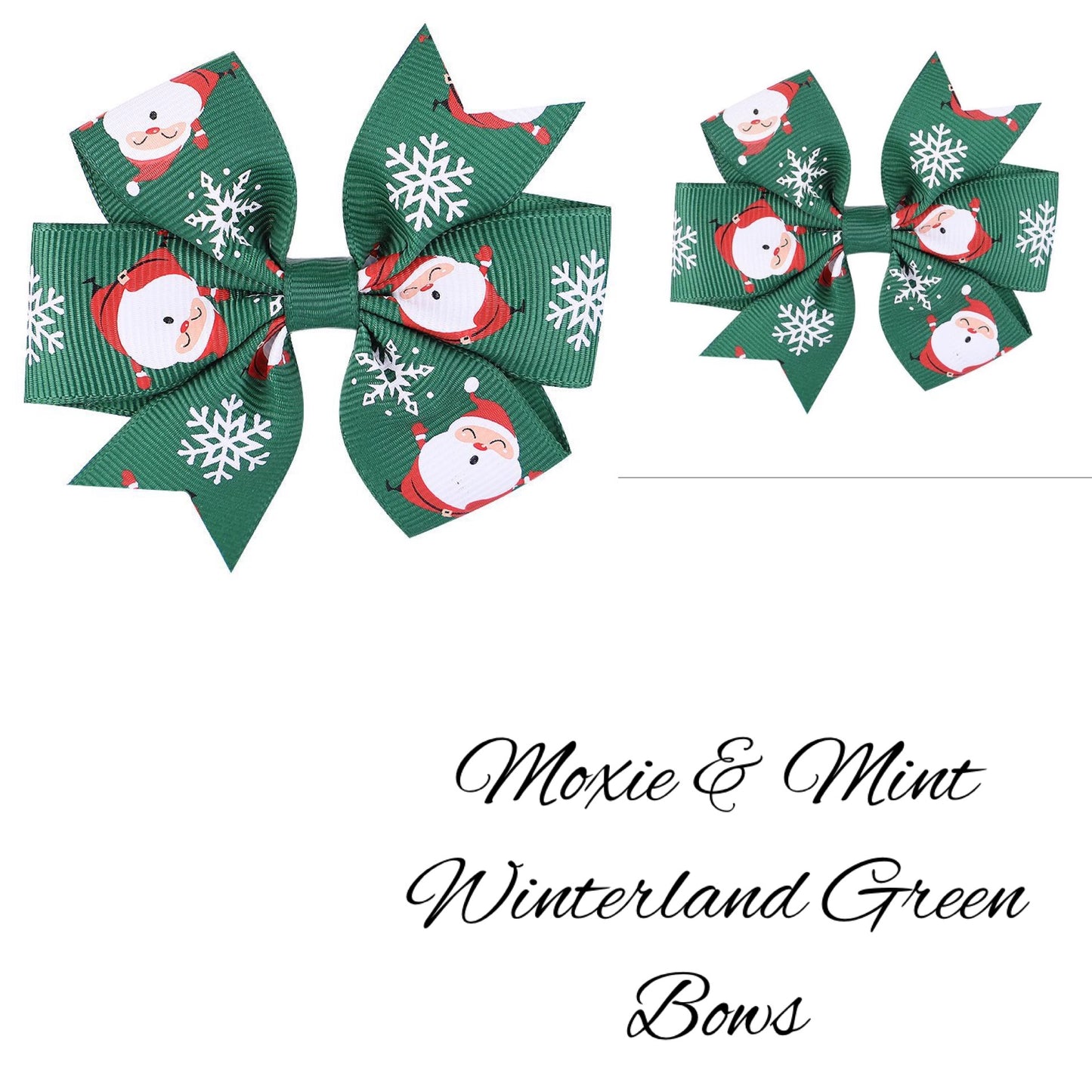 Bo-03-7 Winterland Green Bows