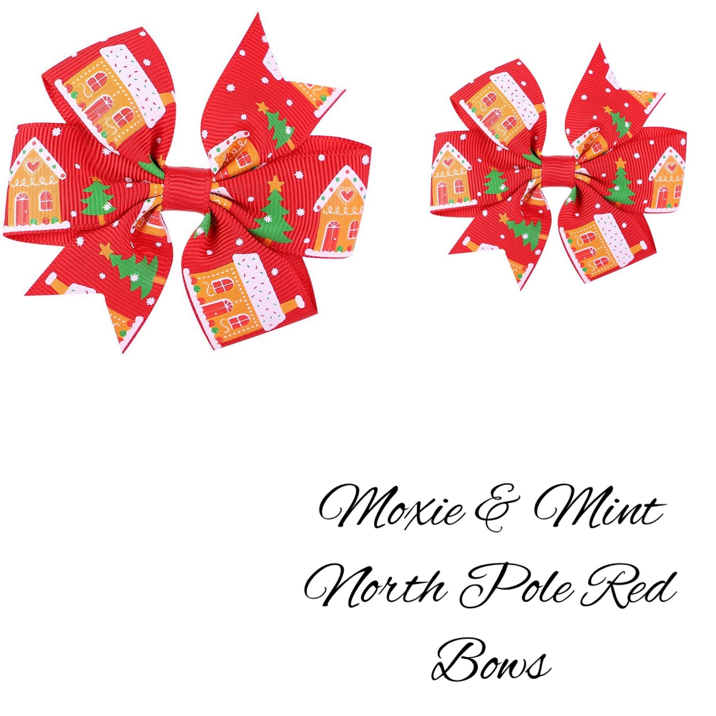 Bo-04-7 North Pole Red Bows