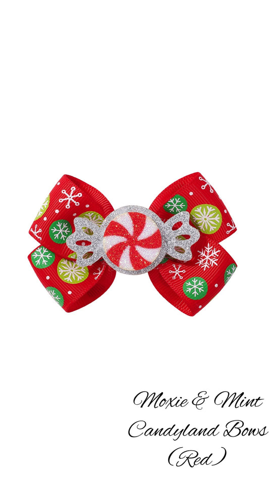 Bo-06-7 Candyland Bows (Red)