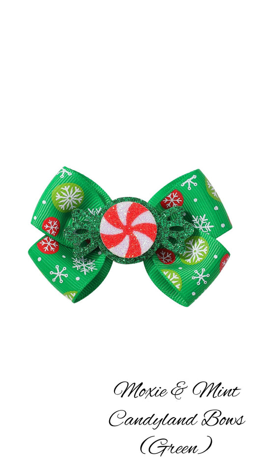 Bo-08-7 Candyland Bows (Green)