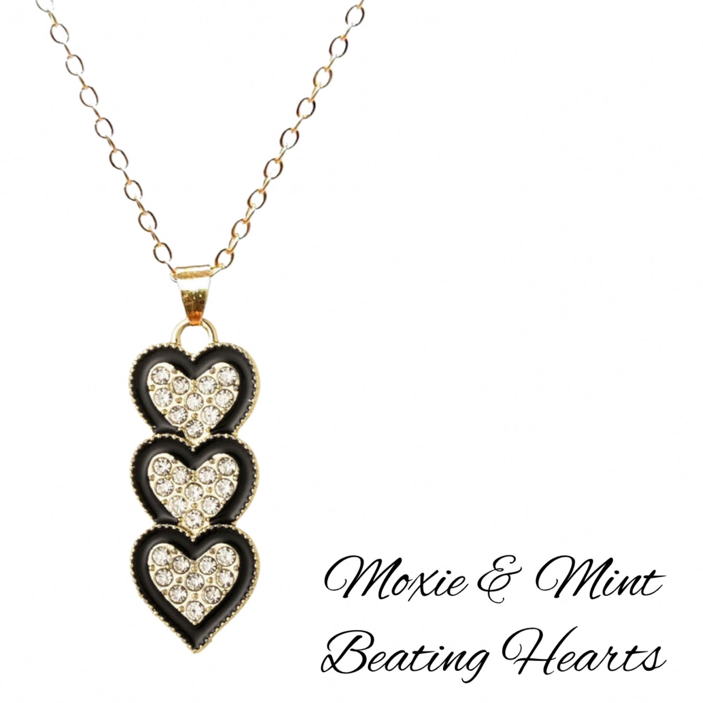 N506-5 Beating Hearts ( Black)