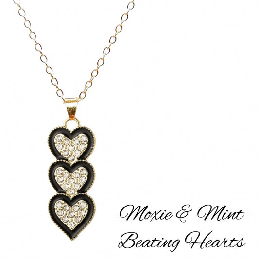 N506-5 Beating Hearts ( Black)